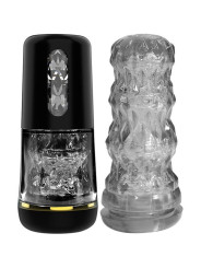 MASTURBADOR PORTÁTIL ARMONY NEGRO TPE DE LA MARCA ARMONY FOR HIM