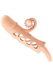 EXTENSOR DE PENE CON VIBRACIÓN ROMANCE - TPE NATURAL DE LA MARCA ROMANCE