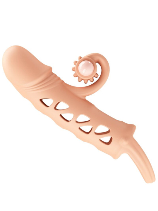 EXTENSOR DE PENE CON VIBRACIÓN ROMANCE - TPE NATURAL DE LA MARCA ROMANCE