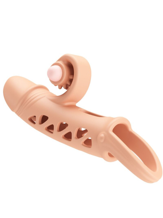 EXTENSOR DE PENE CON VIBRACIÓN ROMANCE - TPE NATURAL DE LA MARCA ROMANCE