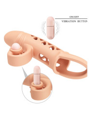 EXTENSOR DE PENE CON VIBRACIÓN ROMANCE - TPE NATURAL DE LA MARCA ROMANCE