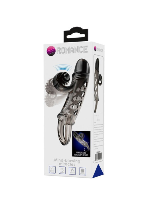 EXTENSOR PENE VIBRADOR NEGRO ROMANCE DE LA MARCA ROMANCE