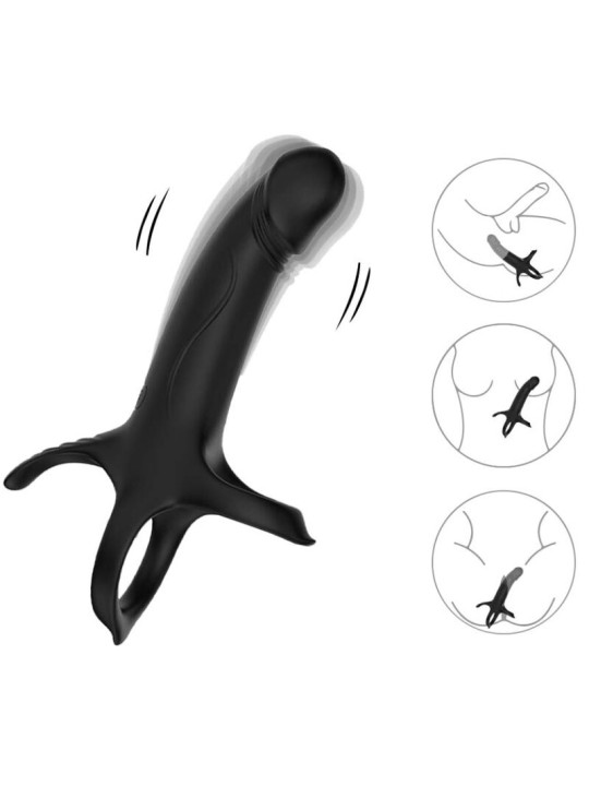 ANILLO VIBRADOR ARMONY CON 9 MODOS - SILICONA MÉDICA DE LA MARCA ARMONY FOR HIM