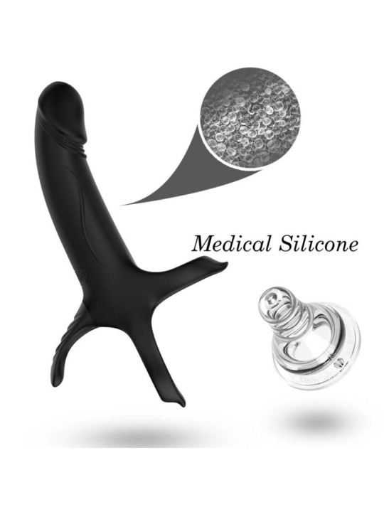 ANILLO VIBRADOR ARMONY CON 9 MODOS - SILICONA MÉDICA DE LA MARCA ARMONY FOR HIM