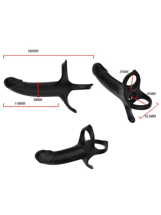 ANILLO VIBRADOR ARMONY CON 9 MODOS - SILICONA MÉDICA DE LA MARCA ARMONY FOR HIM