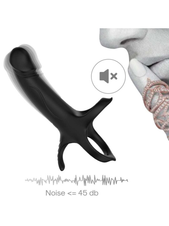 ANILLO VIBRADOR ARMONY CON 9 MODOS - SILICONA MÉDICA DE LA MARCA ARMONY FOR HIM