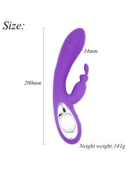 VIBRADOR RABBIT BELLA ARMONY SILICONA IMPERMEBLE 9 MODOS DE LA MARCA ARMONY VIBRATORS