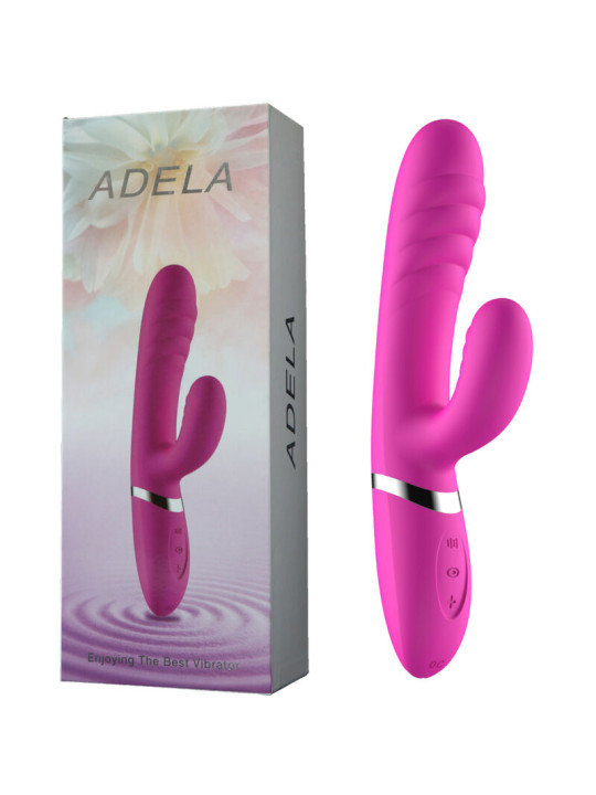 VIBRADOR ADELA IMPERMEABLE 36 MODOS SILICONA FUCSIA DE LA MARCA ARMONY VIBRATORS