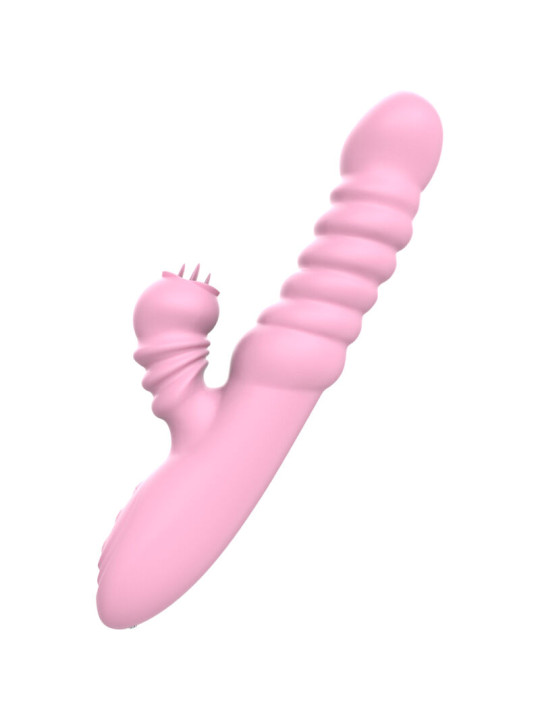 VIBRADOR MULTIFUNCIÓN CON LENGUA Y CALOR - ARMONY ROSA DE LA MARCA ARMONY VIBRATORS
