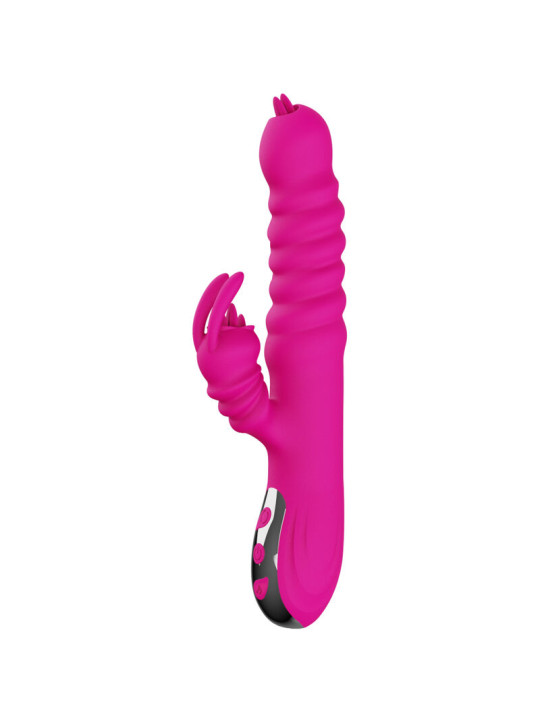 VIBRADOR RABBIT DOBLE LENGUA CON CALOR - ARMONY FUCSIA DE LA MARCA ARMONY VIBRATORS