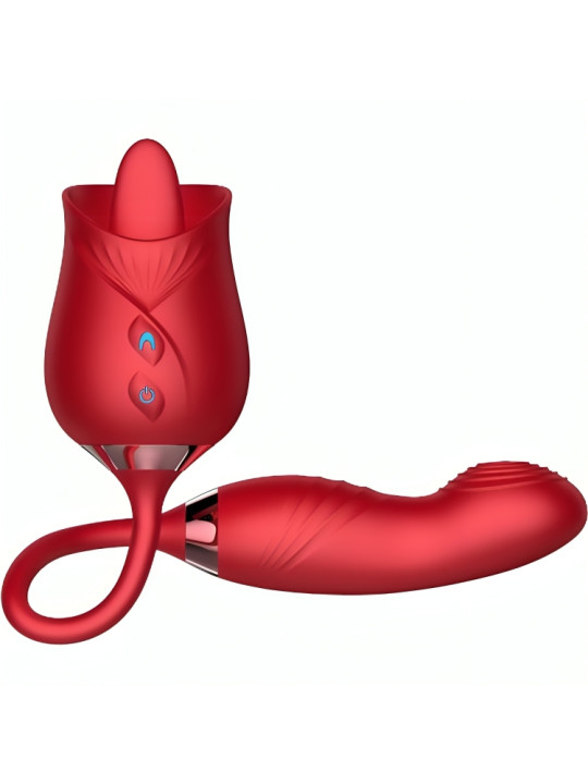 VIBRADOR ARMONY DELIGHT FLOWER CON LENGUA Y BUMPING DE LA MARCA ARMONY STIMULATORS