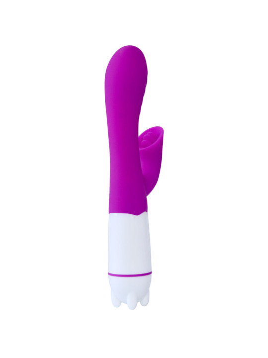 VIBRADOR RECARGABLE CON LENGUA Y 36 MODOS VIOLETA DE LA MARCA ARMONY VIBRATORS