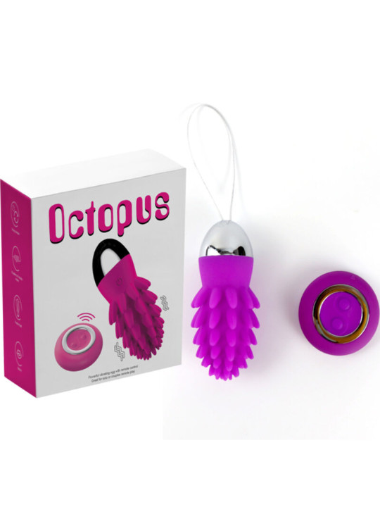 HUEVO VIBRADOR OCTOPUS CONTROL REMOTO SILICONA VIOLETA DE LA MARCA ARMONY STIMULATORS
