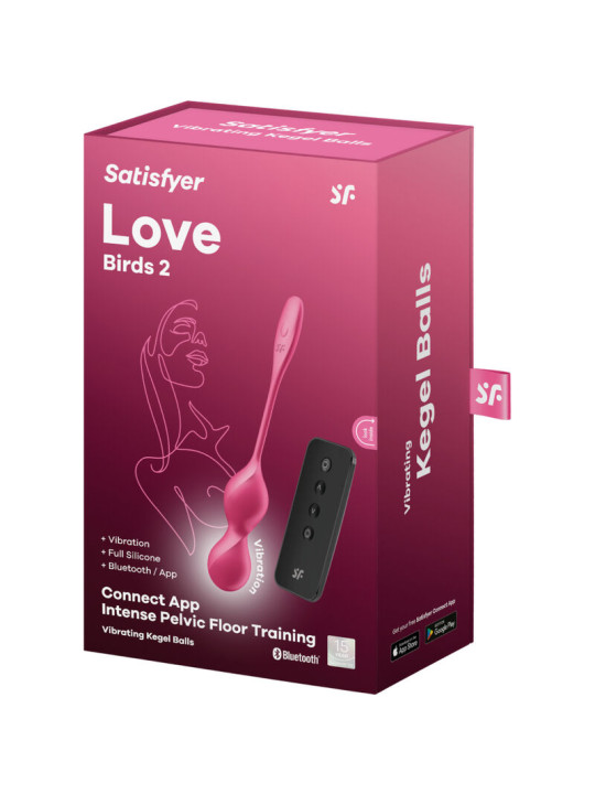 SATISFYER LOVE BIRDS 2 BOLAS KEGEL VIBRADORAS CON APP DE LA MARCA SATISFYER BALLS