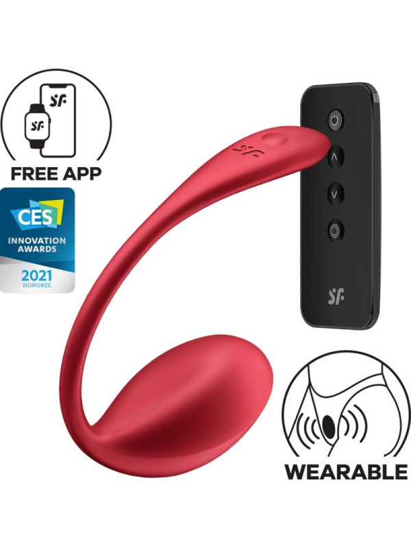 SATISFYER SHINY PETAL ESTIMULADOR PUNTO G APP CONTROL REMOTO DE LA MARCA SATISFYER PARTNER