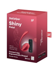 SATISFYER SHINY PETAL ESTIMULADOR PUNTO G APP CONTROL REMOTO DE LA MARCA SATISFYER PARTNER