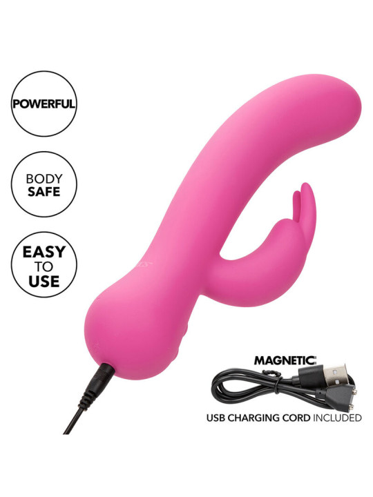 VIBRADOR RABBIT RECARGABLE CALEXOTICS ROSA INTENSO DE LA MARCA CALEXOTICS