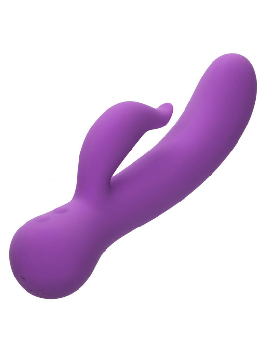 VIBRADOR RECARGABLE CALEXOTICS FIRST TIME PLACER MORADO DE LA MARCA CALEXOTICS