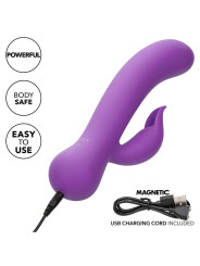 VIBRADOR RECARGABLE CALEXOTICS FIRST TIME PLACER MORADO DE LA MARCA CALEXOTICS