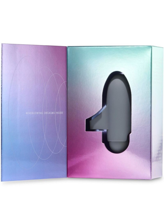 BIJOUX VIBRADOR DE DEDO 10 VIBRACIONES SILICONA GRIS DE LA MARCA BIJOUX PETITS BONBONS