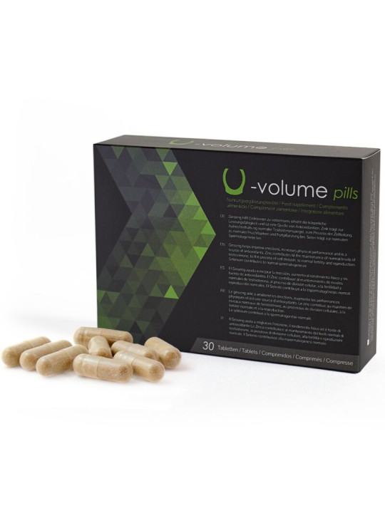 U-VOLUME PASTILLAS AUMENTO SEMEN Y LIBIDO - 30 CÁPSULAS DE LA MARCA 500COSMETICS