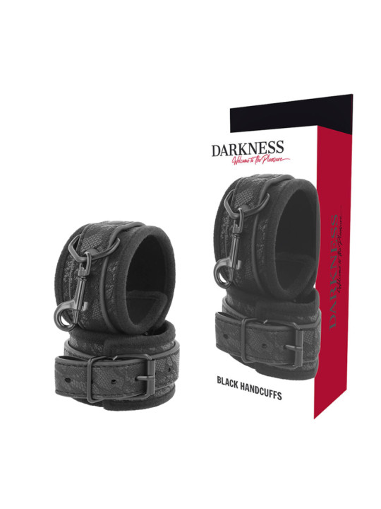 DARKNESS - LUXE ESPOSAS BDSM NEGRO DE LA MARCA DARKNESS BONDAGE