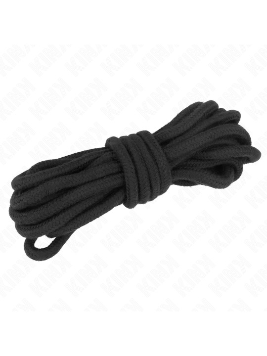 CUERDA BONDAGE ALGODÓN 10M NEGRO KINK DE LA MARCA KINK ROPE ARTS