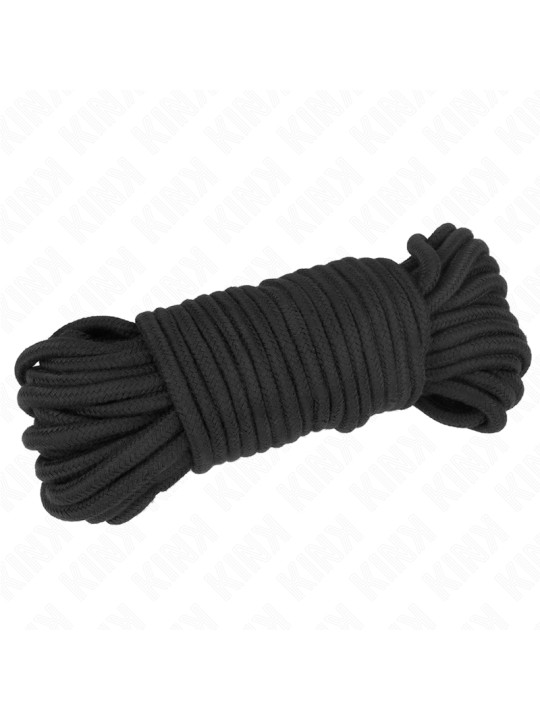 CUERDA BONDAGE ALGODÓN 20M NEGRO KINK DE LA MARCA KINK ROPE ARTS