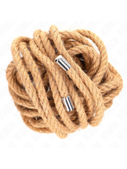 CUERDA DE CÁÑAMO PARA BONDAGE 5M CON CABEZA METÁLICA DE LA MARCA KINK ROPE ARTS