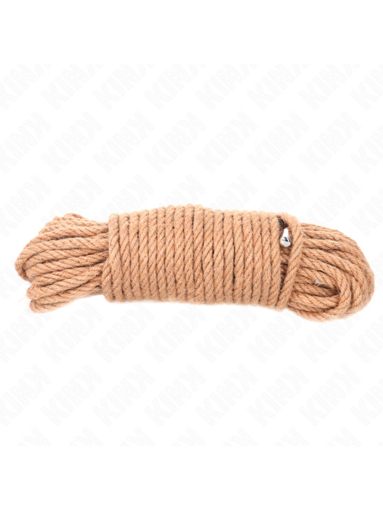 CUERDA DE CÁÑAMO 20M PARA BONDAGE CON CABEZA METÁLICA DE LA MARCA KINK ROPE ARTS