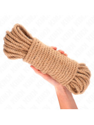 CUERDA DE CÁÑAMO 20M PARA BONDAGE CON CABEZA METÁLICA DE LA MARCA KINK ROPE ARTS