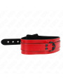 COLLAR AJUSTABLE KINK ROJO VINO BDSM 37.5-49.5 CM DE LA MARCA KINK COLLAR & GAG
