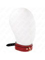 COLLAR AJUSTABLE ROJO VINO DETALLES DORADOS KINK DE LA MARCA KINK COLLAR & GAG