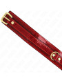 COLLAR AJUSTABLE ROJO VINO DETALLES DORADOS KINK DE LA MARCA KINK COLLAR & GAG