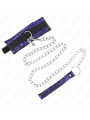 COLLAR BDSM CON CORREA DE ENCAJE Y TERCIOPELO KINK DE LA MARCA KINK COLLAR & GAG
