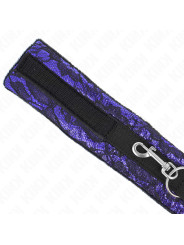 COLLAR BDSM CON CORREA DE ENCAJE Y TERCIOPELO KINK DE LA MARCA KINK COLLAR & GAG