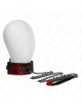 COLLAR BDSM CON CORREA DE CUERO Y ENCAJE 105 CM DE LA MARCA KINK COLLAR & GAG