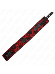 COLLAR BDSM CON CORREA DE CUERO Y ENCAJE 105 CM DE LA MARCA KINK COLLAR & GAG