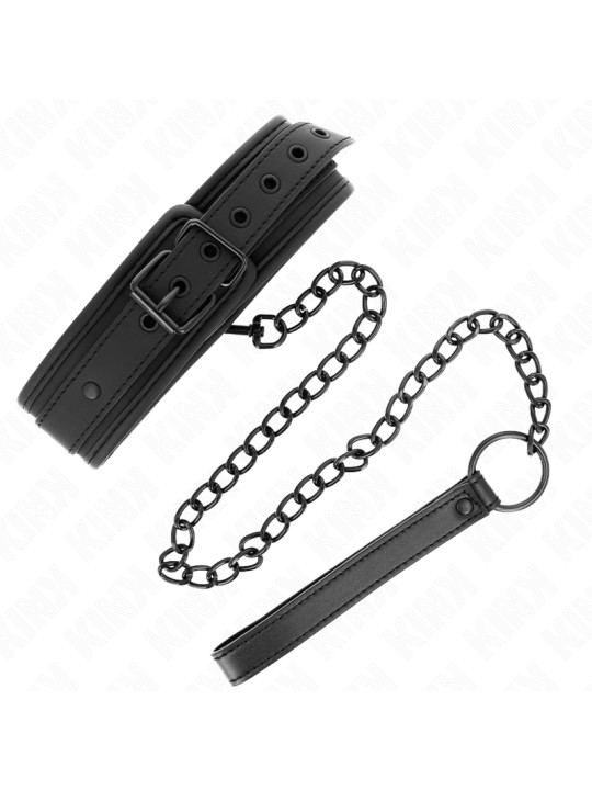 COLLAR BONDAGE CON CORREA NEOPRENO AJUSTABLE KINK DE LA MARCA KINK COLLAR & GAG