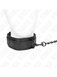 COLLAR BONDAGE CON CORREA DE NEOPRENO AJUSTABLE KINK DE LA MARCA KINK COLLAR & GAG