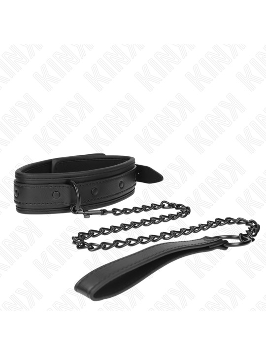 COLLAR BONDAGE CON CORREA DE NEOPRENO AJUSTABLE KINK DE LA MARCA KINK COLLAR & GAG