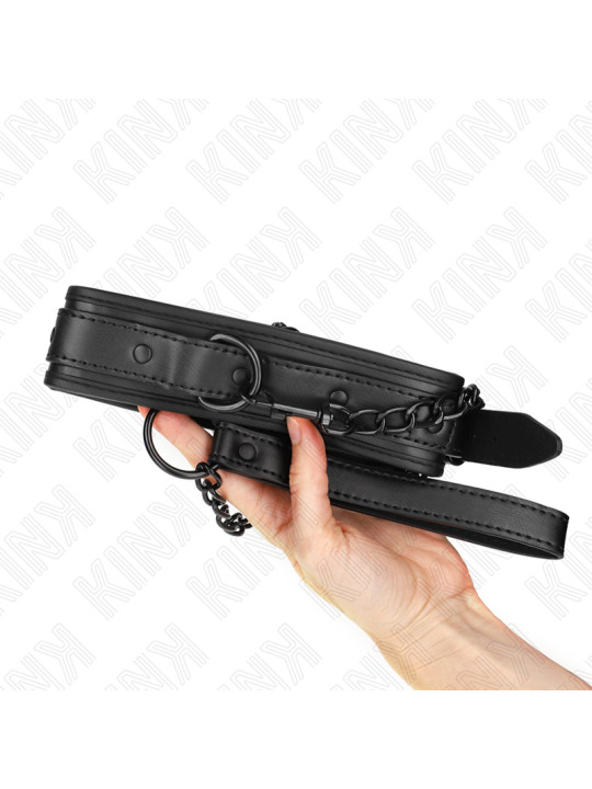 COLLAR BONDAGE CON CORREA DE NEOPRENO AJUSTABLE KINK DE LA MARCA KINK COLLAR & GAG