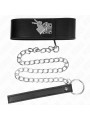 COLLAR BDSM CON CORREA AJUSTABLE NEGRO KINK DE LA MARCA KINK COLLAR & GAG