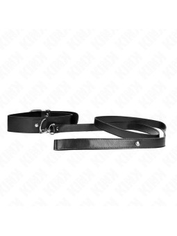 COLLAR CON CORREA KINK NEGRO AJUSTABLE 116 CM DE LA MARCA KINK COLLAR & GAG