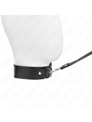 COLLAR CON CORREA KINK NEGRO AJUSTABLE 116 CM DE LA MARCA KINK COLLAR & GAG