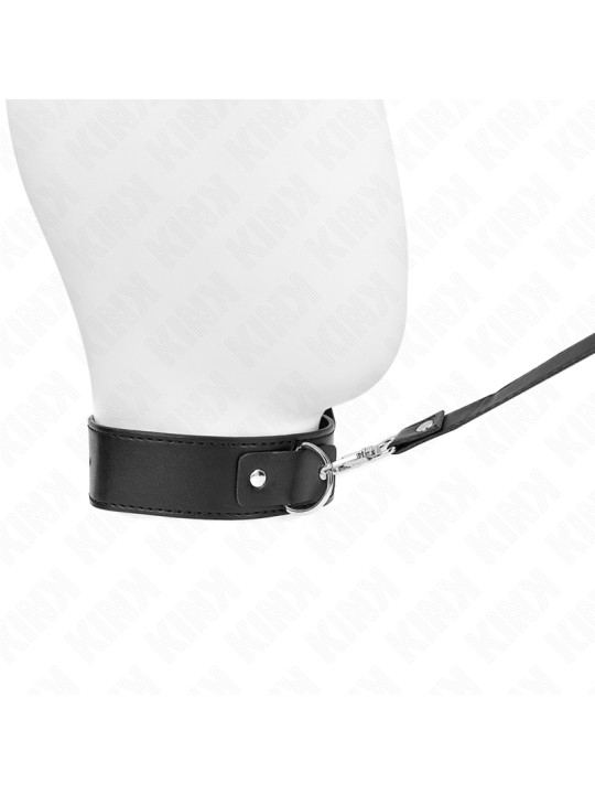 COLLAR CON CORREA KINK NEGRO AJUSTABLE 116 CM DE LA MARCA KINK COLLAR & GAG