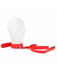 COLLAR CON CORREA AJUSTABLE KINK ROJO 116 CM DE LA MARCA KINK COLLAR & GAG