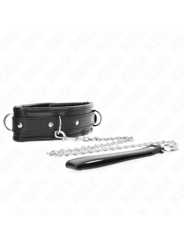 COLLAR BDSM CON CORREA AJUSTABLE KINK 65 CM DE LA MARCA KINK COLLAR & GAG