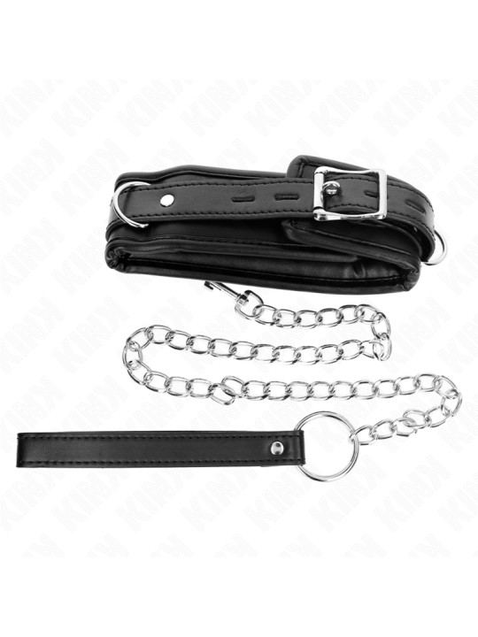 COLLAR BDSM CON CORREA AJUSTABLE KINK 65 CM DE LA MARCA KINK COLLAR & GAG