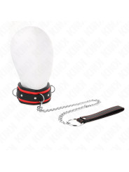 COLLAR CON CORREA KINK 65 CM AJUSTABLE BDSM DE LA MARCA KINK COLLAR & GAG